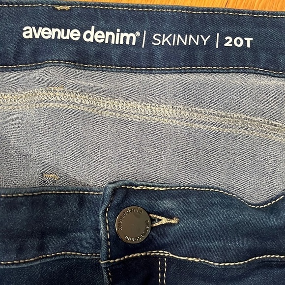 Avenue skinny denim jeans size 20 tall . - Picture 2 of 9